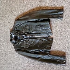 Black Rivet Leather Jacket